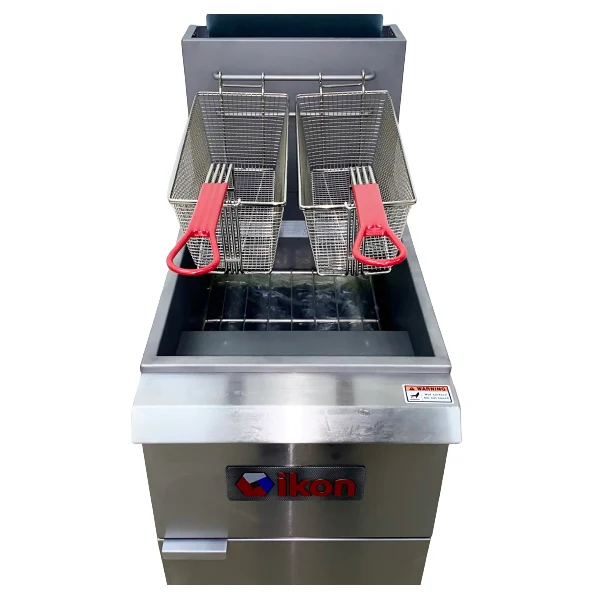 Ikon Natural Gas Fryer Floor Model 40-55lbs Capacity, - 120,000 BTU IGF-40/50 NG - Image 5