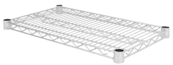Individual Chrome/Black Epoxy Wire Shelf - Various Sizes - Image 2
