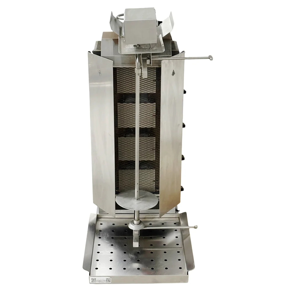 Inoksan Doner Shawarma Machine 4 Burner Natural Gas Used FOR02295 - Image 4