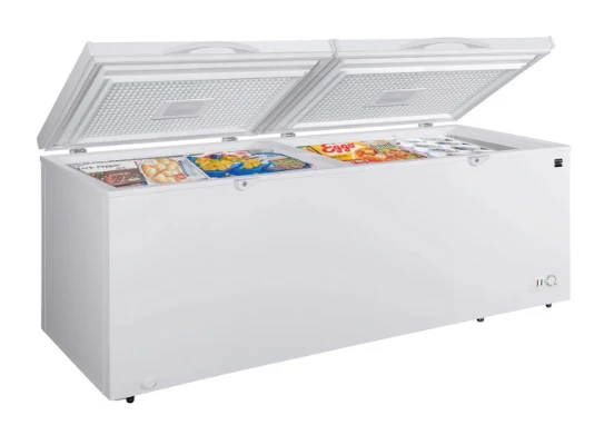 79'' 21 Cu Ft Dual Door Convertible Chest Freezer or Fridge with Wheels KKCF21-W - Image 4
