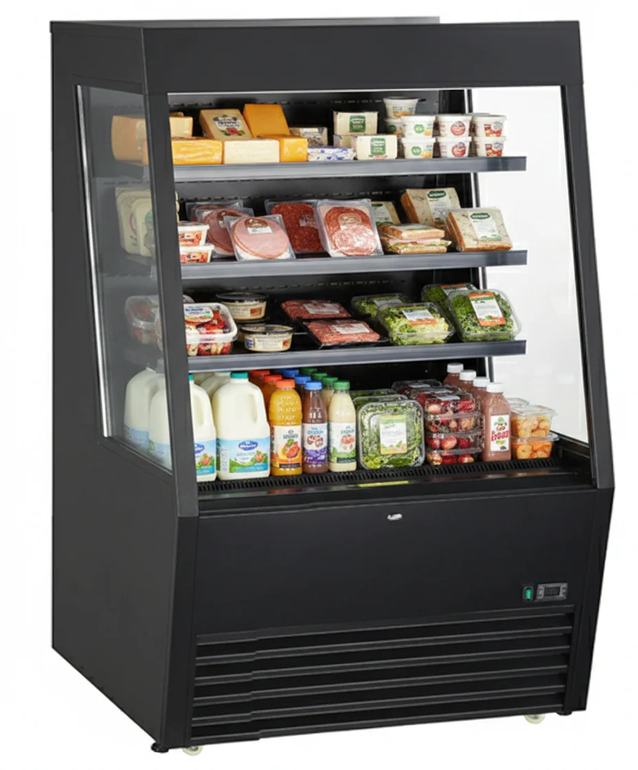 Kool-It 36.1" Floor Model Open Cooler 14 Cu. - Ft. KOM-36XBK