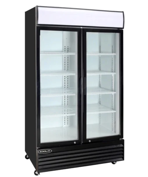 Kool-It 44.5" Double Glass Door Display Cooler - 31.1 Cu. Ft KGM-36 - Image 2