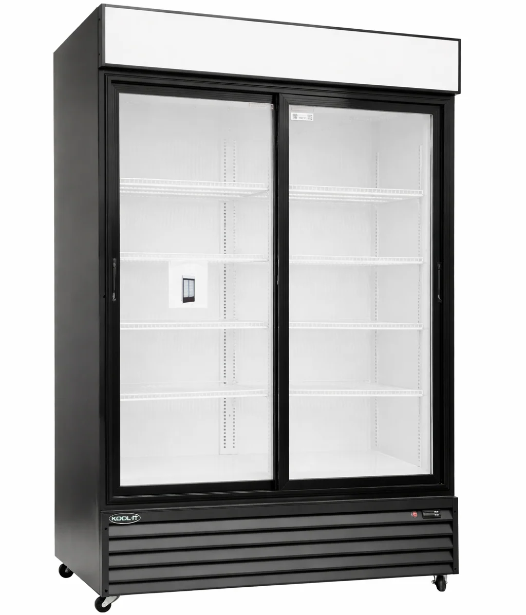Kool-It 52" Double Sliding Glass Door Display Cooler 40.8 Cu. Ft. KSM-50 - Image 4
