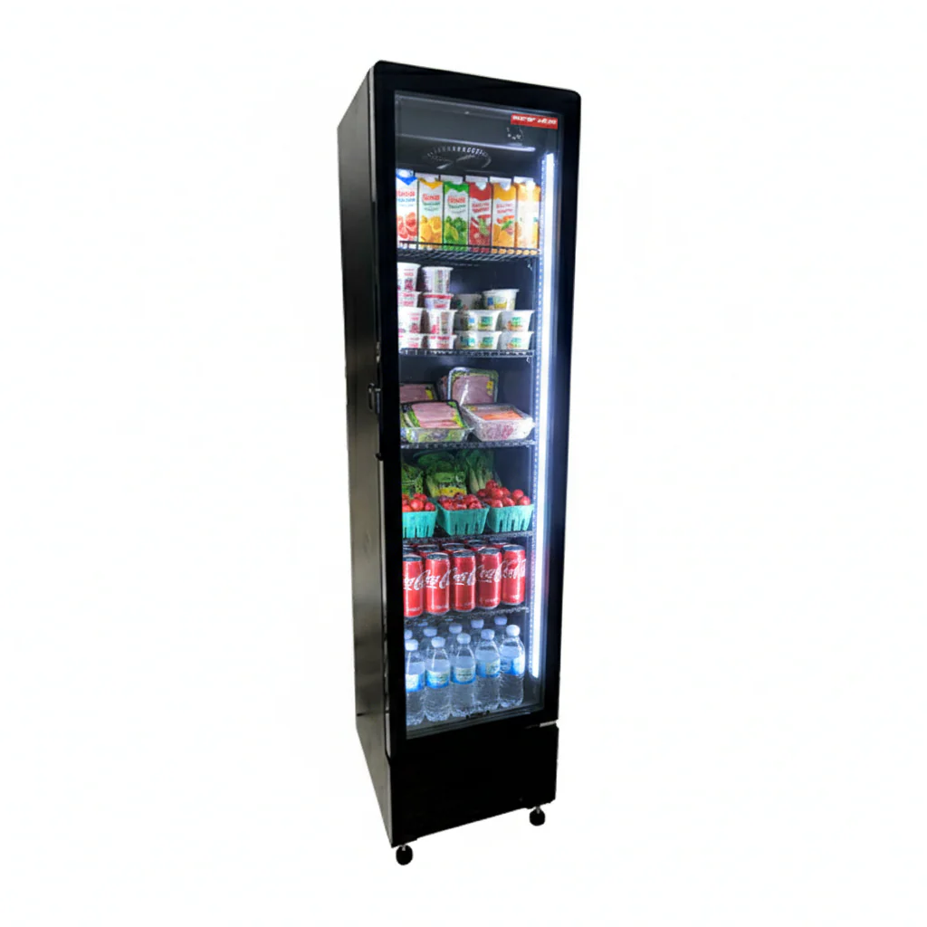 New Air 1 Door Glass Refrigerator Merchandiser NGR-17-77H