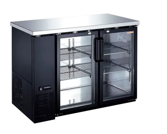 New Air 49" Two-Glass Door Back Bar Refrigerator with 339L Capacity NBB-48-SG-N - Image 2