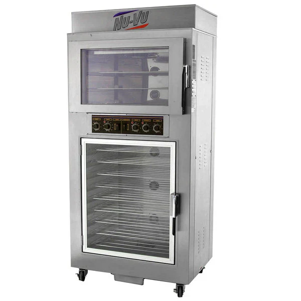 Nu-Vu Double-Deck Electric Convection Oven with Integrated Proofer, QB-3/9