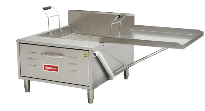 Omcan - 30 lb Natural Gas Funnel Cake/Donut Deep Fryer - 48101