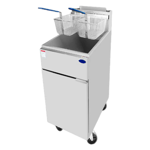 Omega Natural Gas/Propane 40LB Deep Fryer ATFS-40 - Image 4
