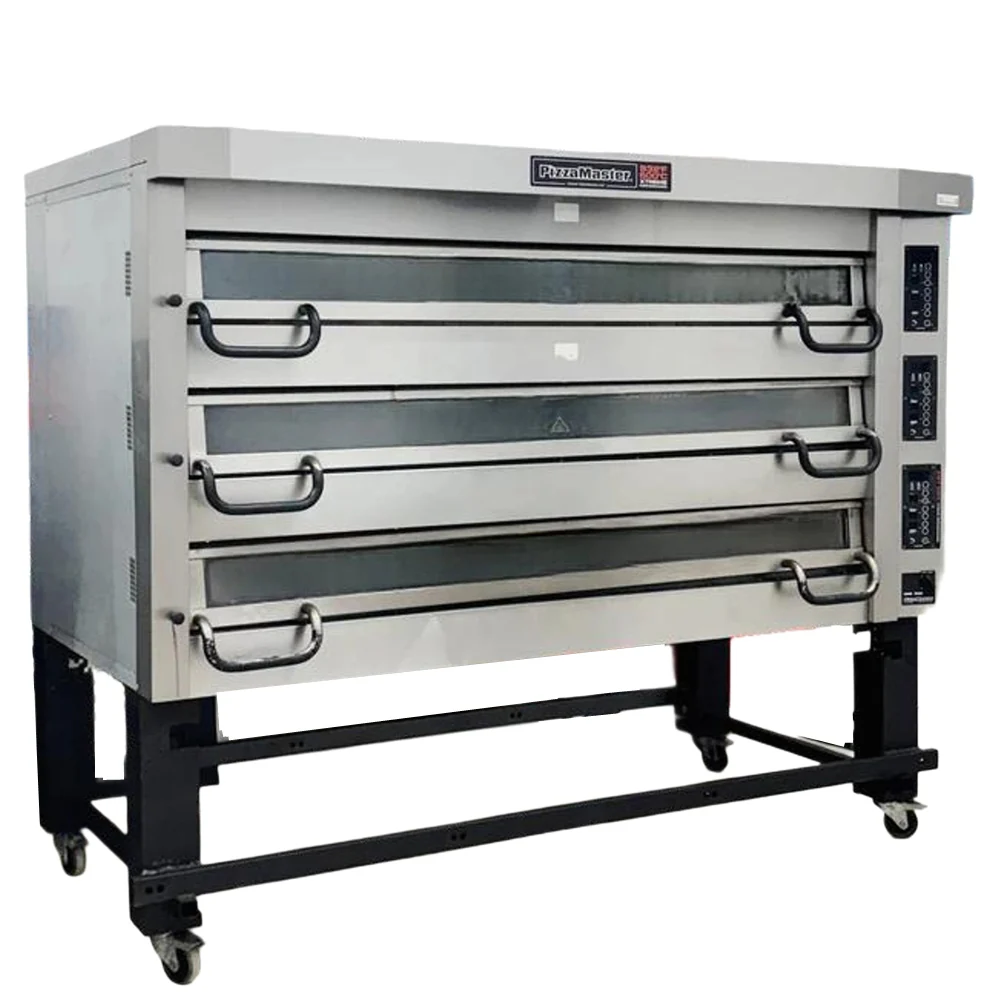 PizzaMaster 90" Electric Three Deck 24 x 10" Pizza Capacity Used FOR02412