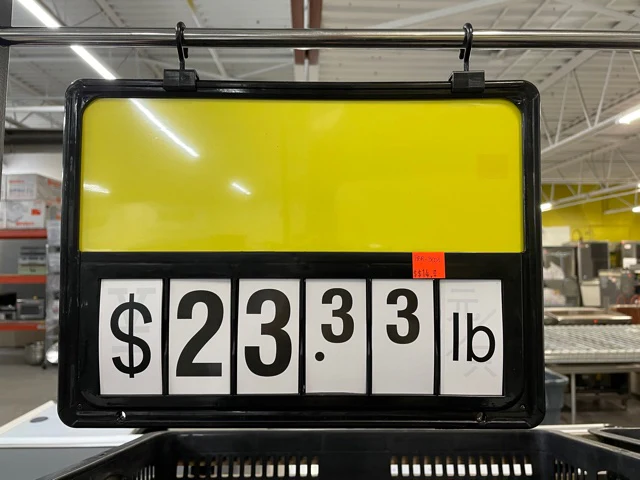 Plastic Sign Holder for Display Racks HBR-3003 - Image 3