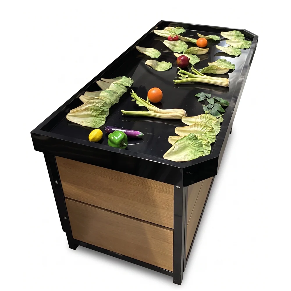 Plastic Tray End Cap Vegetable Rack HD-VRDE-08 - Image 3