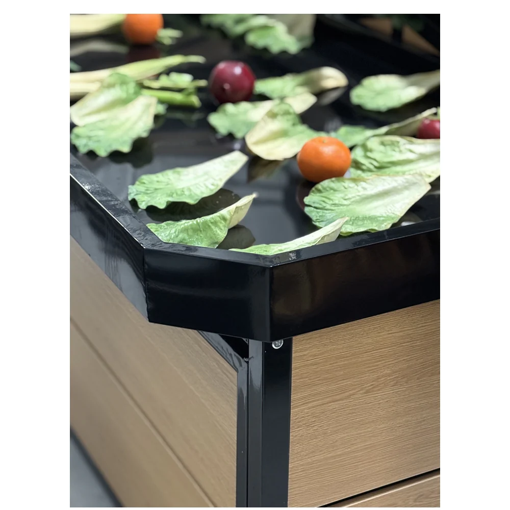 Plastic Tray End Cap Vegetable Rack HD-VRDE-08 - Image 4