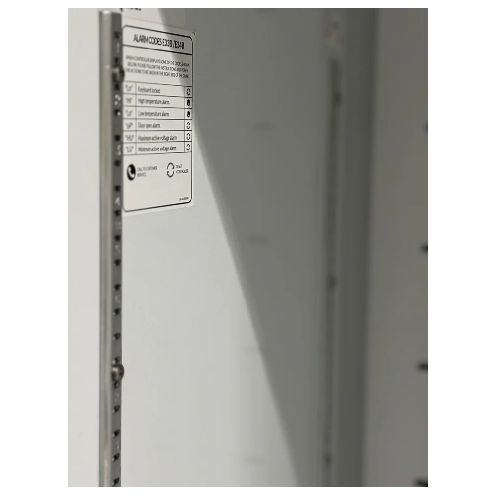 30" Pro-Kold Single Glass Door Freezer 16 Cu.Ft - DURF-16W - Image 7