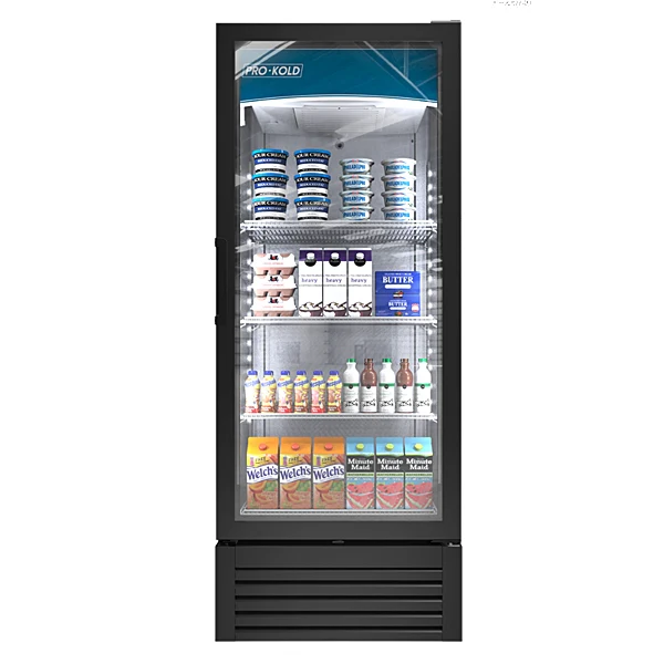 25" Pro-Kold Single Glass Door Cooler - 7.8 Cu.Ft VC-12 - Image 3