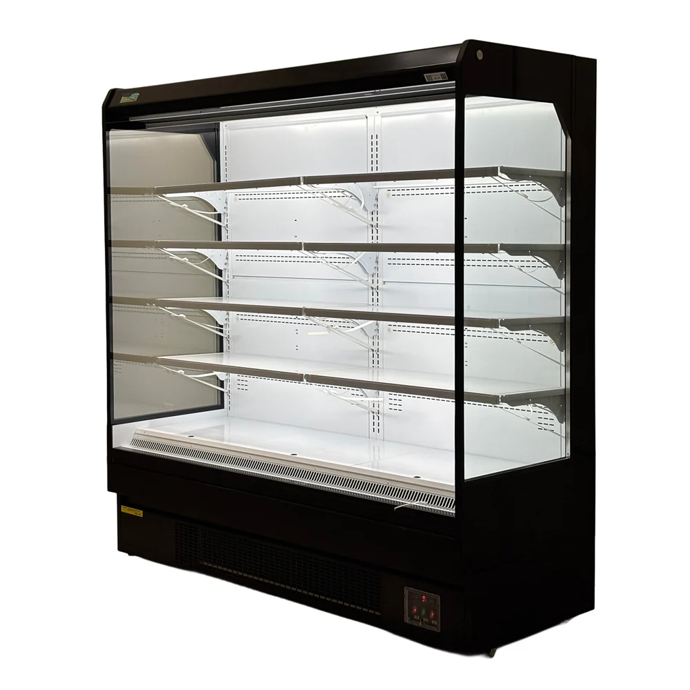 Alaska-Line 76'' Open Air Merchandise Display Cooler w/ Curtain 31.7 Cu.Ft. HIT-23 - Image 4