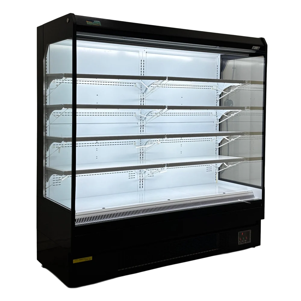 Alaska-Line 76'' Open Air Merchandise Display Cooler w/ Curtain 31.7 Cu.Ft. HIT-23 - Image 5