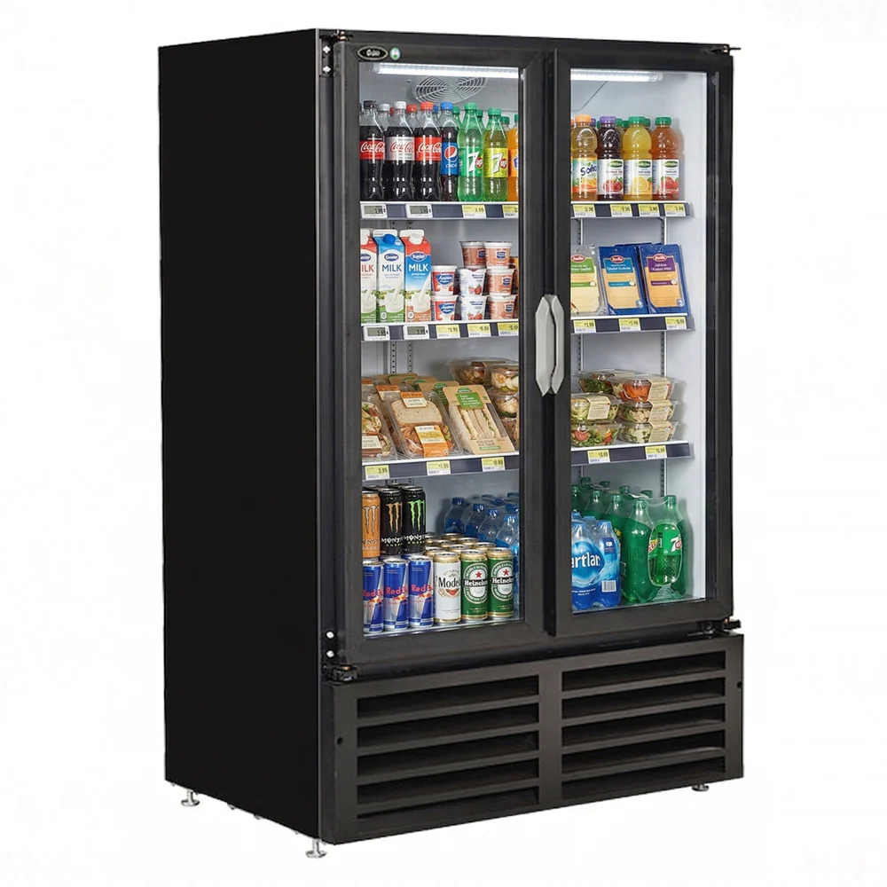 QBD Low Profile Glass Door Mid Size Cooler CD14-HC