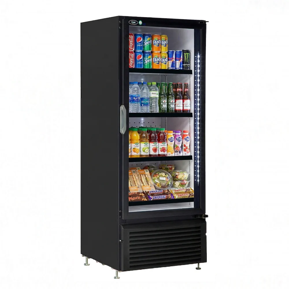QBD Single Glass Swing Door Mid Size Cooler CD12-HC