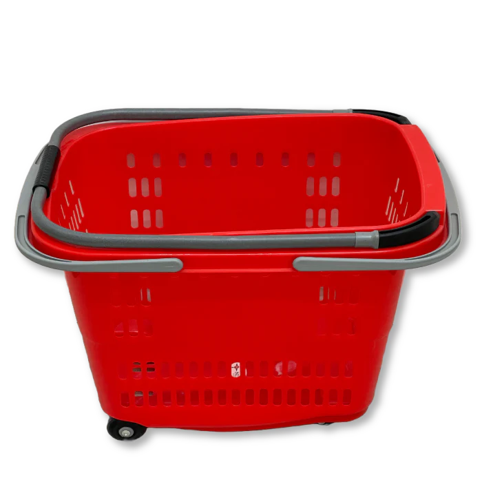 Rolling Basket with 4 Wheels & Handle HBR-3017 - Image 3