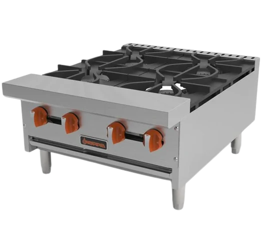 Sierra Range 24" 4 Burner Gas Hotplate & Manual Controls SRHP-4-24