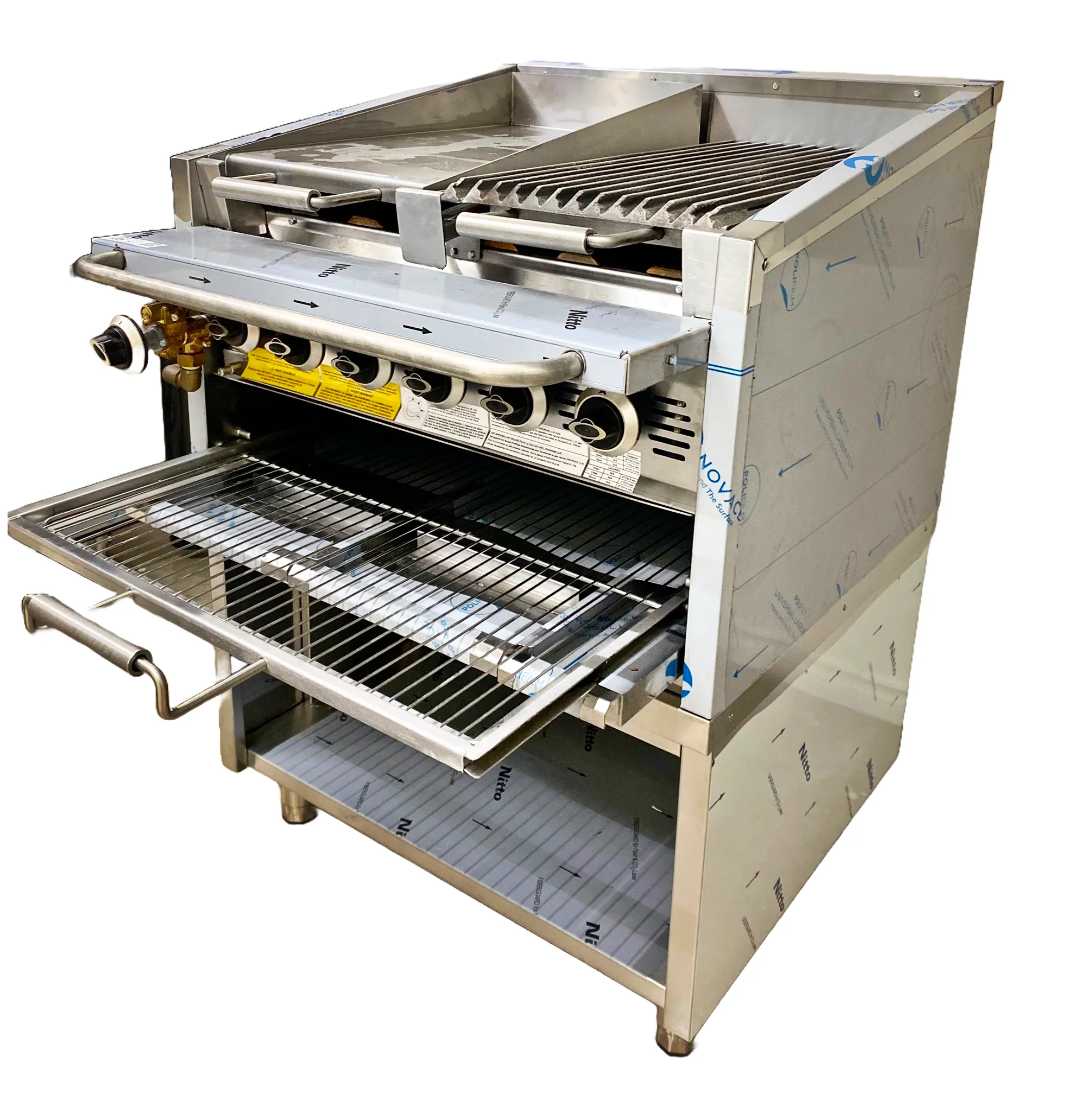 Sinco Signature 30'' Convertible Gas Kebab Grill SC-7 - Image 4