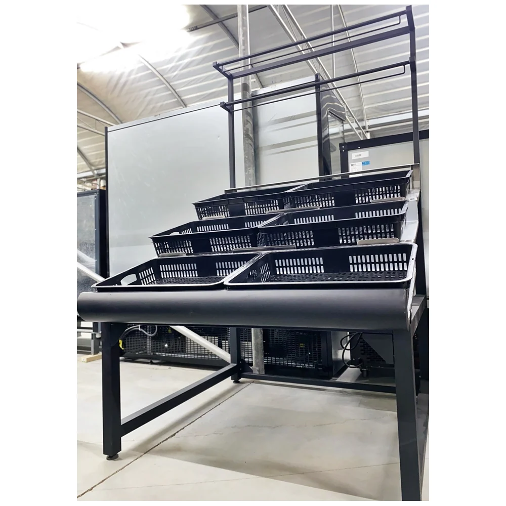 Single Sided Vegetable Rack with Black Baskets YD-V009 - Image 5