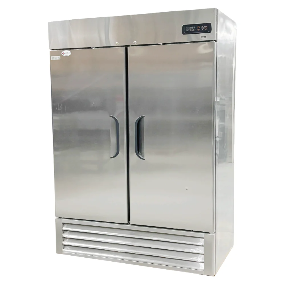 55'' CHEF Double Solid Door Stainless Steel Cooler 46.1 Cu.Ft., LRSR2-H - Image 4