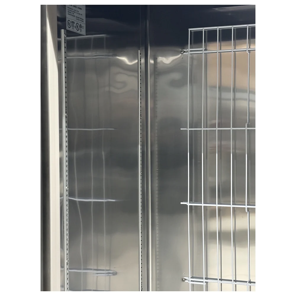 55'' CHEF Double Solid Door Stainless Steel Cooler 46.1 Cu.Ft., LRSR2-H - Image 6