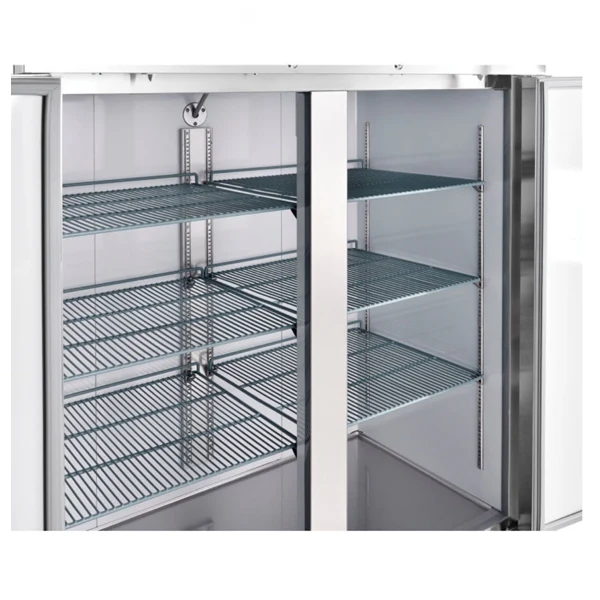 55'' CHEF Double Solid Door Stainless Steel Cooler 46.1 Cu.Ft., LRSR2-H - Image 8
