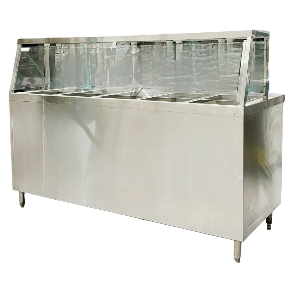 72" Steam Hot Buffet Table Used FOR02303 - Image 3