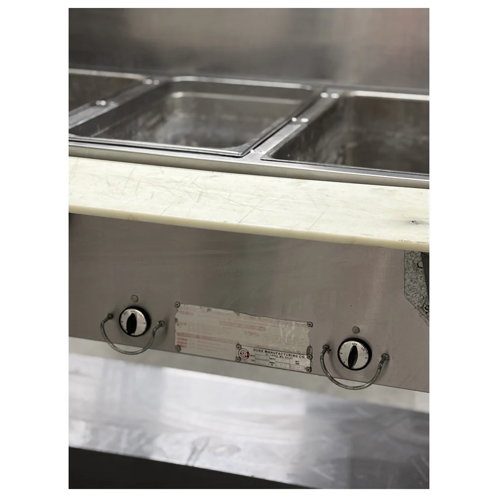 Steam Table 4 Comp Electric Used FOR02318 - Image 3