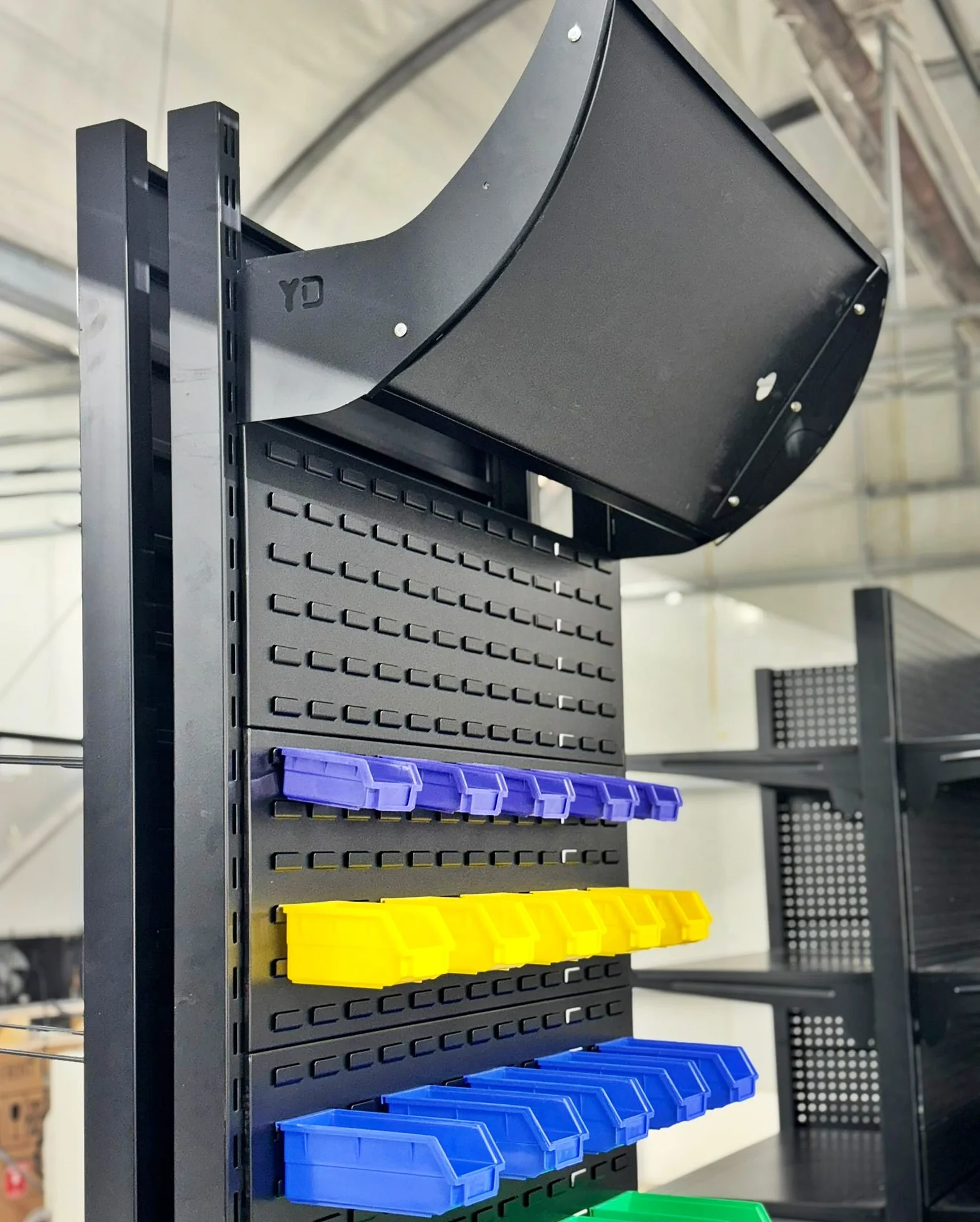 Bolts and Nutz Tool Shelving with Top Light Box, YD-S017A - Image 4