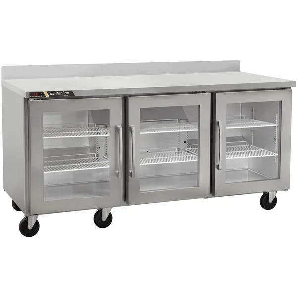 Traulsen Centerline Triple Door 72" Refrigerated Work Table - Various Configurations CLUC-72R - Image 5