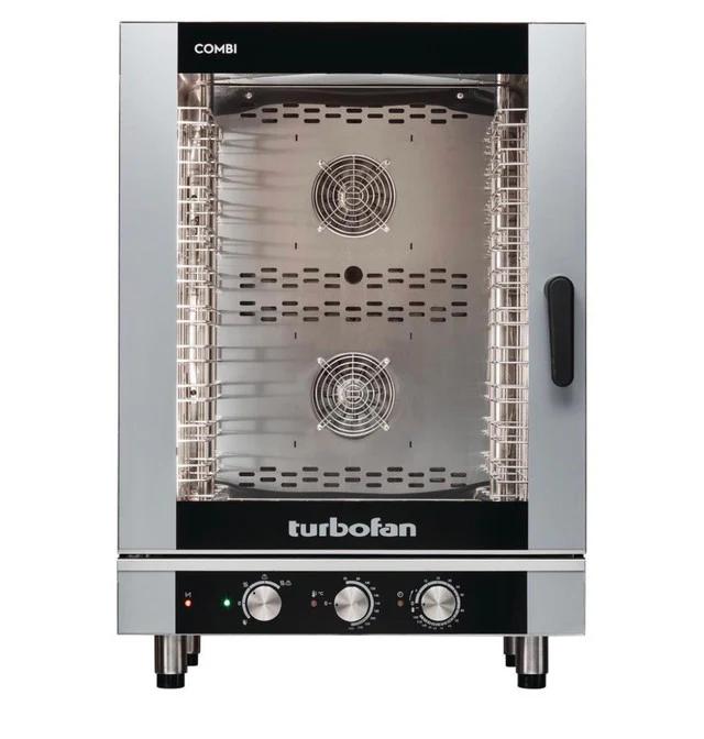 Turbofan Full Size 10 Tray Manual Electric Combi Oven EC40M10