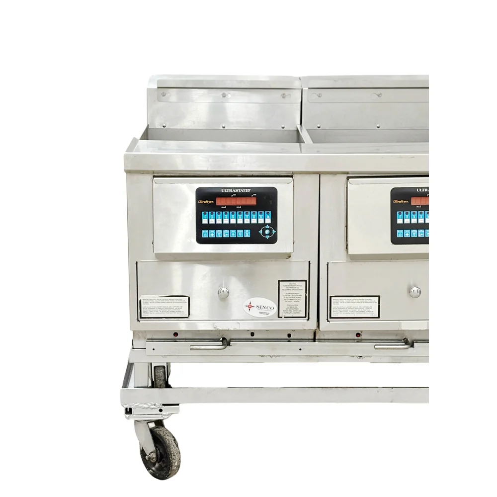 Ultrafryer 42" Commercial Natural Gas Fryer 75,000 BTU No Filtration Used FOR02325 - Image 5