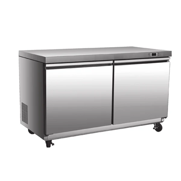 60'' CHEF Double Door Undercounter Freezer TUC-60F - Image 2