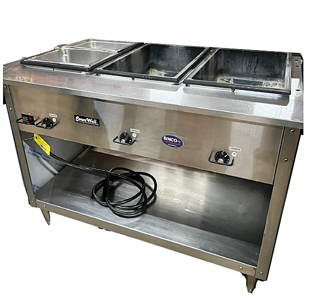 Vollrath Electric Three Pan Hot Food Table Used FOR01686 - Image 2