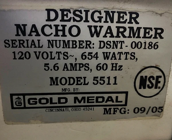 Countertop Heated Nacho Warmer Used FOR01438 - Image 5