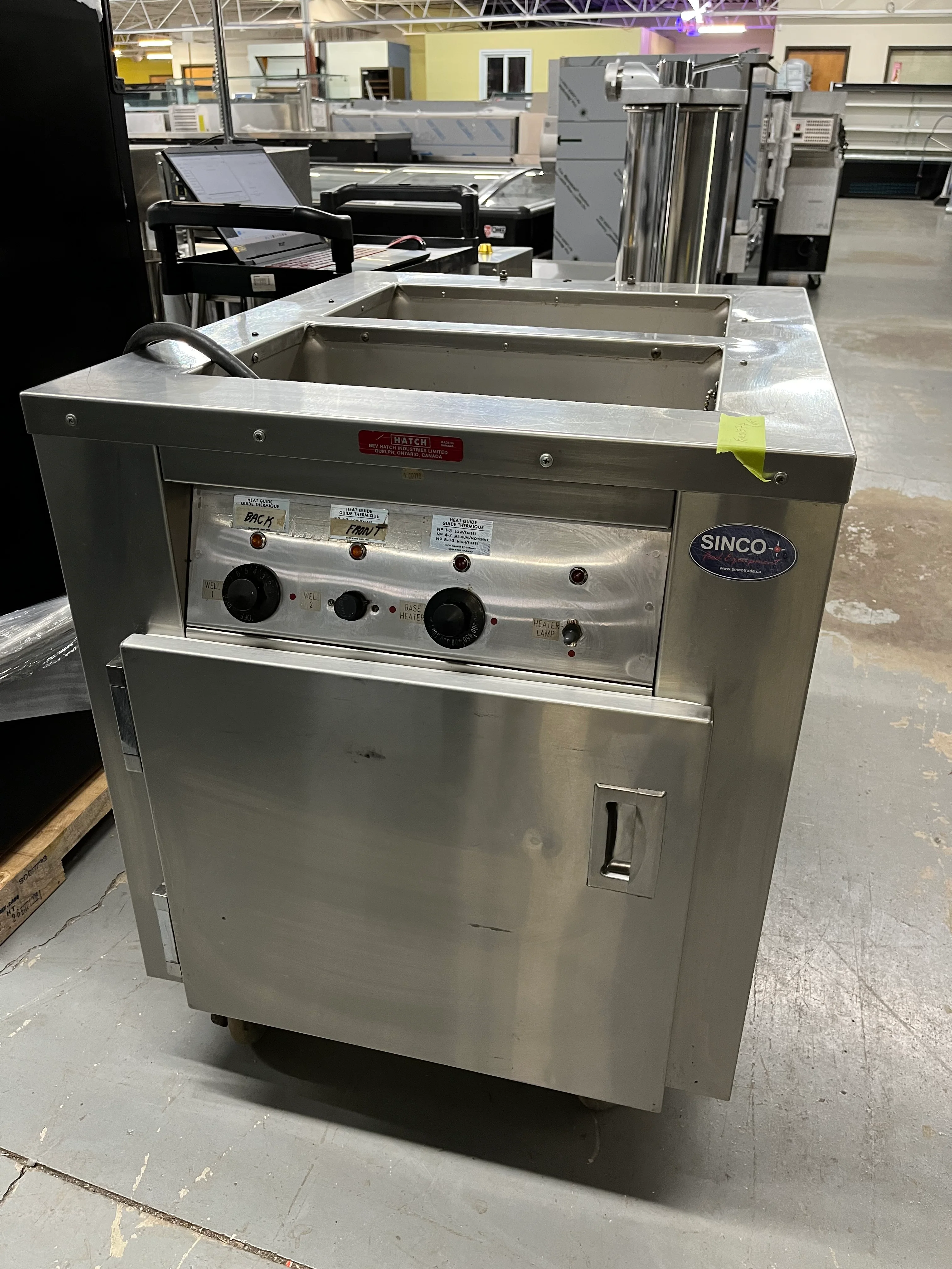 Hot Steam Table 2 Compartment Used FOR01575 - Image 2