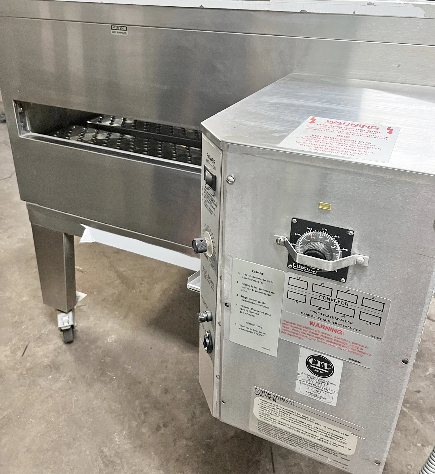 Lincoln Electric Pizza Oven with Conveyor Belt Used FOR01682 - Image 6