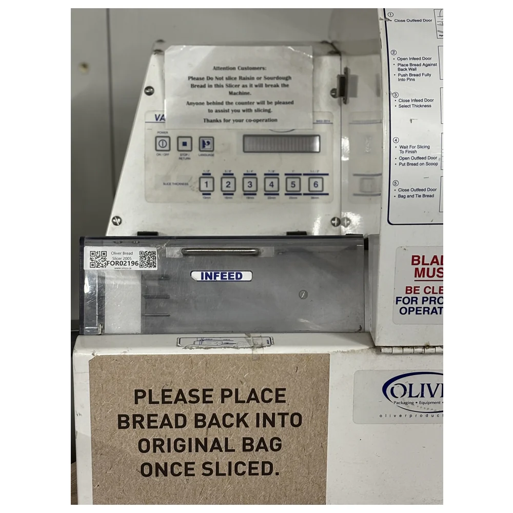 Used Oliver Bread Slicer 2005 FOR02196 - Image 4