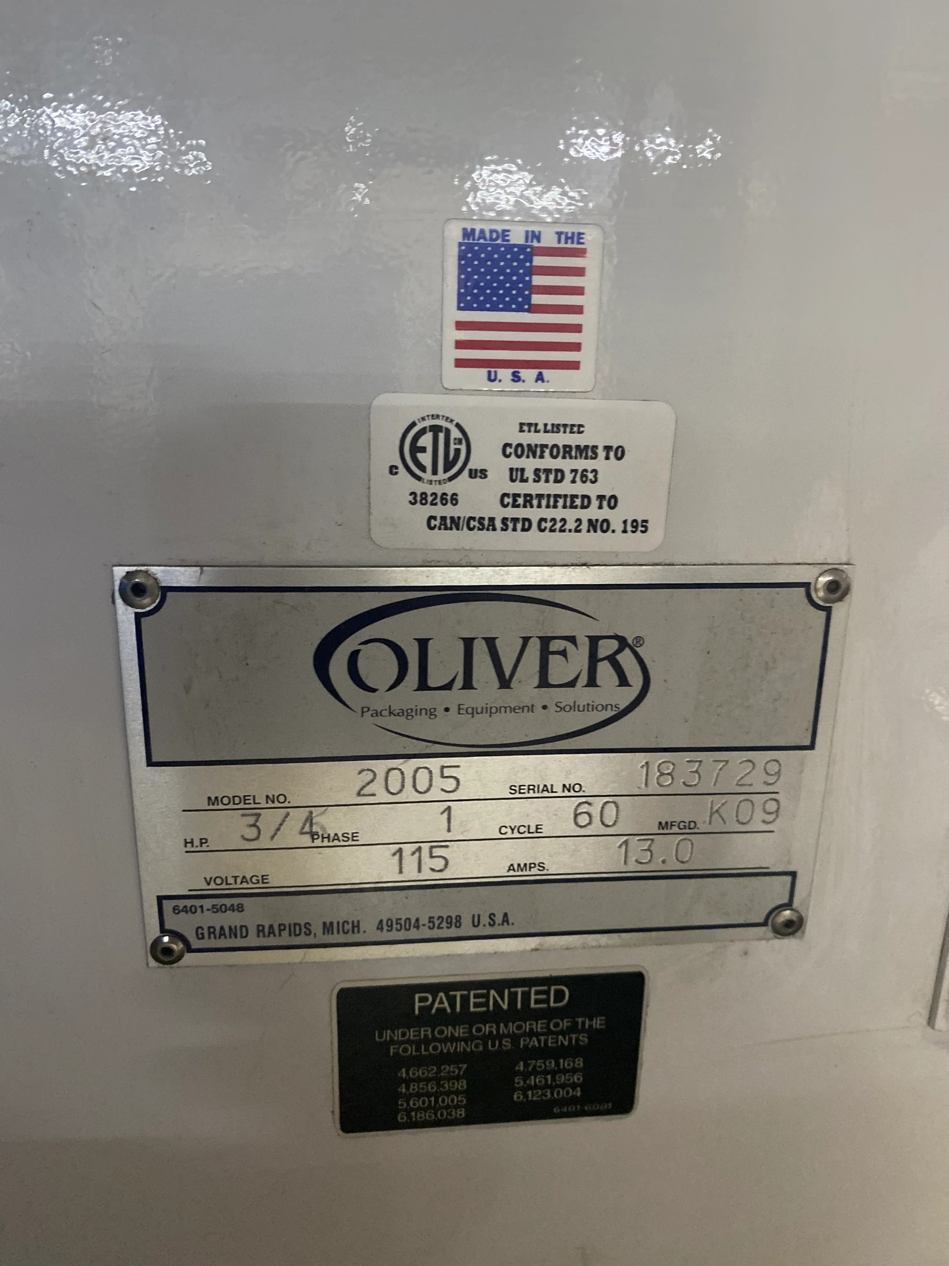 Oliver Bread Slicer 2005, Used FOR01602 - Image 6