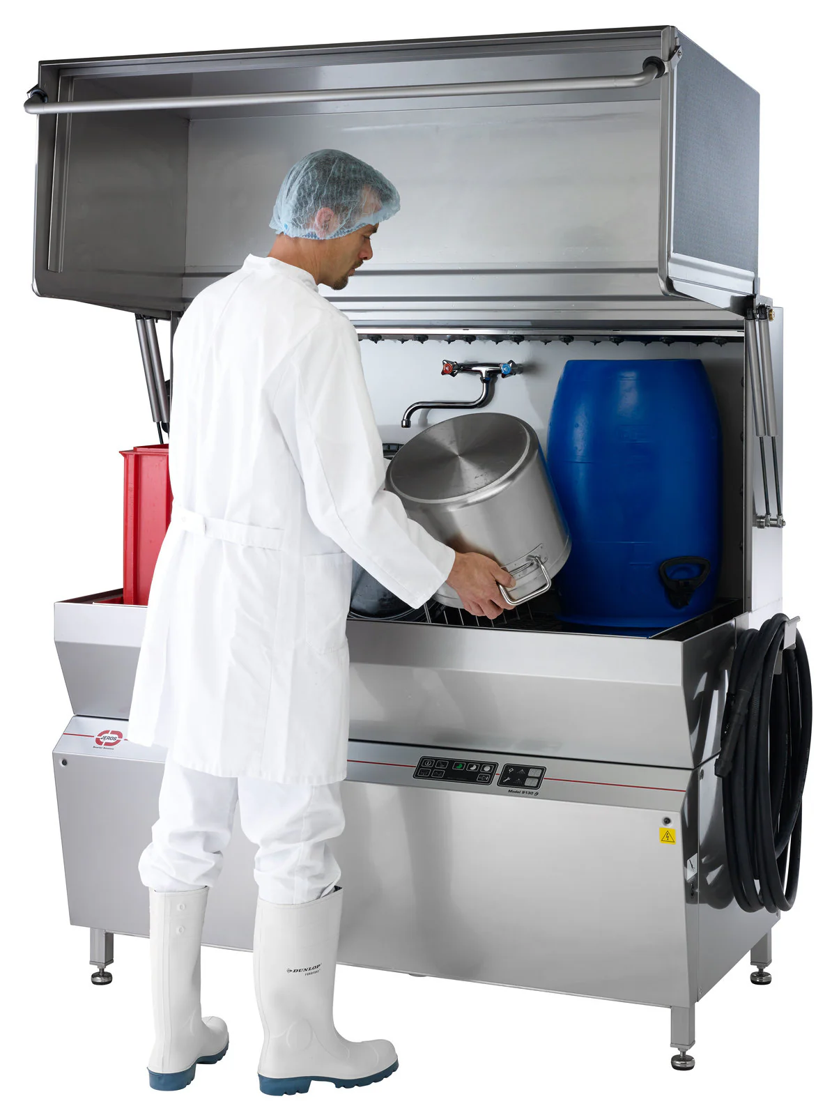 Jeros Industrial Car Wash Style System for Pot, Utensil, Bakery Tray & Milk Jar Dishwasher 9130 - Image 9
