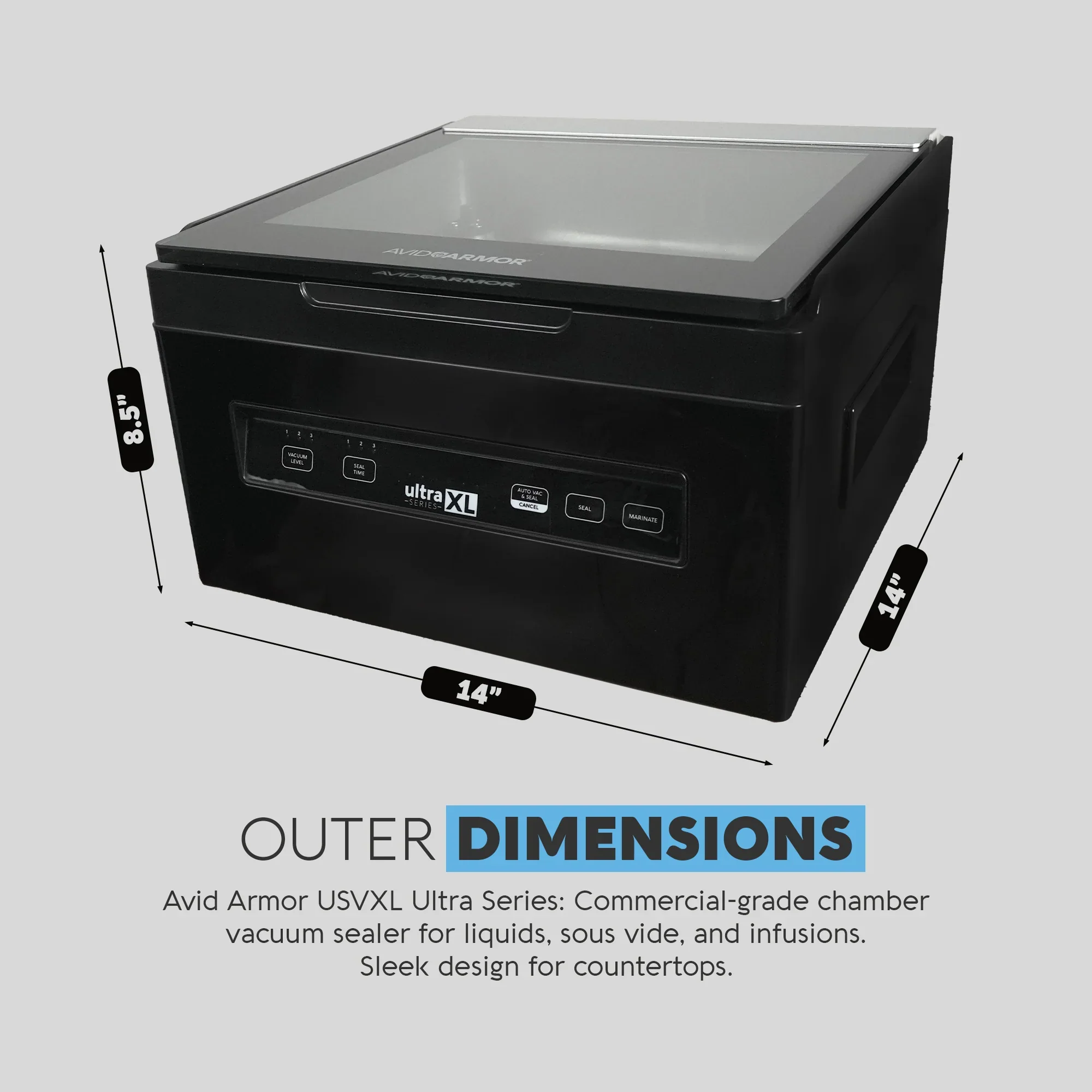 VacMaster Chamber Vacuum Sealer With 11.5″ Seal Bar USVXL - Image 2