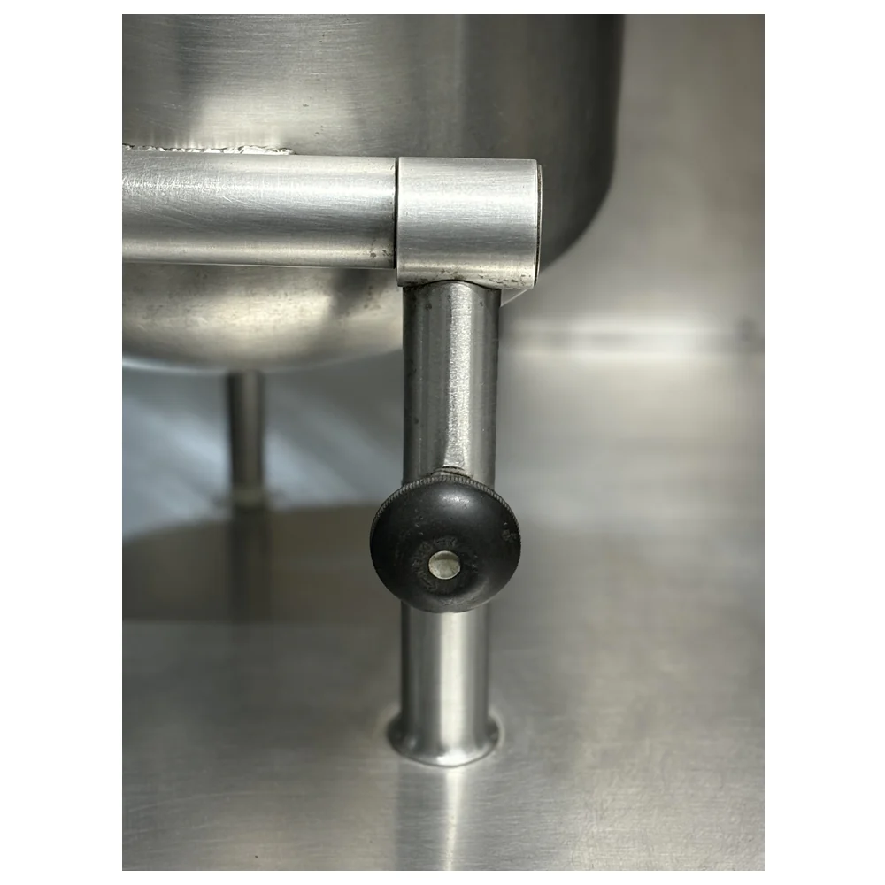 Vulcan 2x24 Quart Jacketed Tilting Kettle On Gas Boiler Base Used FOR02003 - Image 6