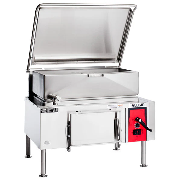 Vulcan 40 Gallon Manual Tilt Braising Pan / Tilt Skillet VG40 - Image 3