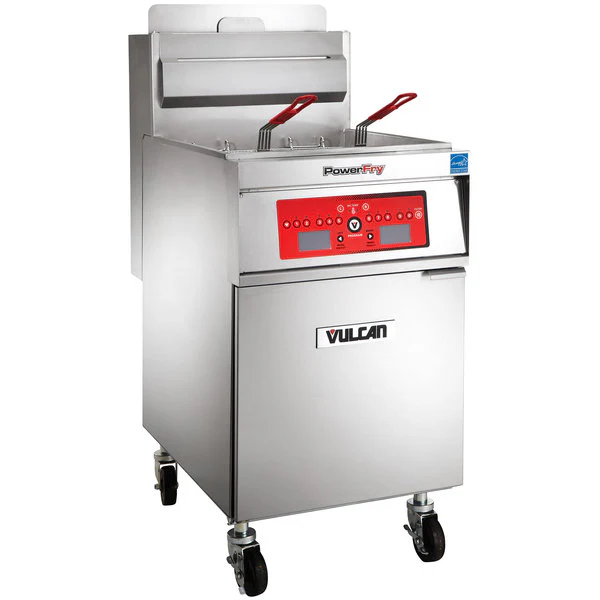 Vulcan Floor Model Gas Fryer 85-90LBS, with Computer Controls No Built-In Filtration System 1TR85C - Image 2