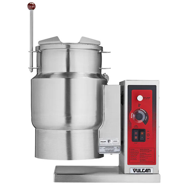 Vulcan 6 Gallon, Manual Tilt Electric Steam Jacketed Kettle K6ETT - Image 3