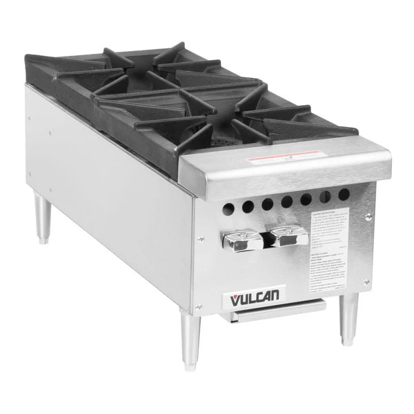12'' Vulcan Counter Top 2 Burner Gas Stock Pot Burner VCRH-12 - Image 4