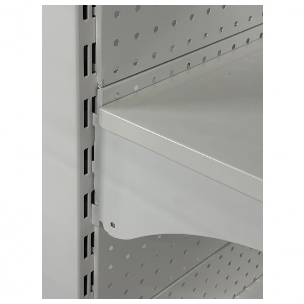 White Double Sided Gondola Supermarket Shelving HD-WA - Image 4